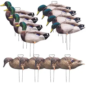 Leurres de chasse de silhouette de canard de tête floqués par OEM avec l'aspect réaliste