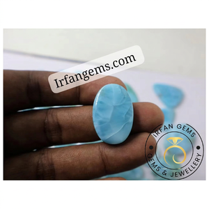 High Grade <b>Blue</b> Larimar Cabochon 100% Natural Larimar Gemstone Handmade and Polished for Jewelry or Gift to Her Larimar <b>Crystal</b> - Product Image 1