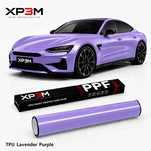 ฟิล์มกันรอยรถยนต์ XP3M สีม่วงลาเวนเดอร์ เงาแบบ TPU ความหนา 7.5 มิล ซ่อมแซมตัวเองได้ ป้องกันรอยขีดข่วน ป้องกันการเหลือง - Product Image 1