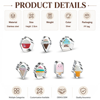 Emporte-pièces d'été en acier inoxydable pour glaces et biscuits, formes de cornets de sucettes glacées, moule à galletas, outils de pâtisserie pour desserts de fête et cuisine