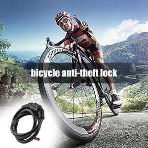 Biking <b>Cable</b> <b>Lock</b> 4 Digit Riding <b>Lock</b> Portable Heavy Duty <b>Lock</b> Anti-Theft for Outdoor Equipment Scooter - Product Image 4