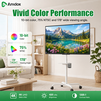 Tablette Android 4K de 43 pouces pour affichage numérique avec support mural pour ascenseurs, commerce de détail et restaurants