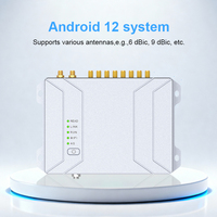 Lector RFID Fijo de Largo Alcance CHAFON CF800 con Interfaz USB, Sistema Android 12, RS232, DC Jack, 860-960MHz, 1100pcs/s, Motor Impinj E710
