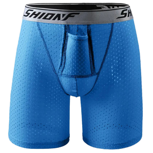 Vente flash - Boxers pour homme à taille mi-haute 100% coton, respirants, confortables et à séchage rapide - Product Image 1