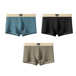 Ropa Interior Masculina al por Mayor ODM de Alta Calidad, Cómoda y Transpirable, Calzoncillos <span class=keywords><strong>Boxer</strong></span> para <span class=keywords><strong>Hombre</strong></span> de Talla Grande - Product Image 4