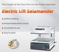 Grill salamandre électrique commercial de table avec fonction de levage, rôtissoire BBQ pour restaurant