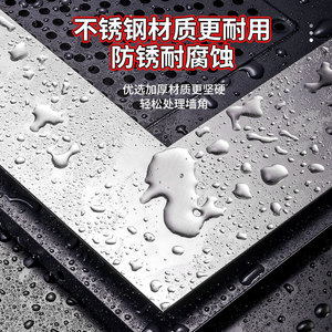 Niu Xiang Stainless Steel Corner Ruler 90 Degree Equal Type 304 Grade Construction Use High Precision Thickened Widened - Product Image 2