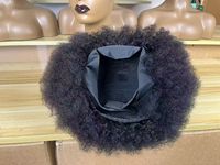Nouvelle Arrivée Perruque Bob Courte Pixie de 8 Pouces avec Bandeau, Perruque Cheveux Humains Sans Colle, Perruques Écharpe Pas Chères en Gros, Demi-Perruque Bouclée pour Femmes Noires