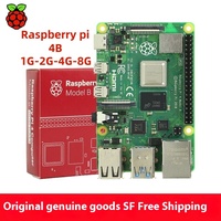 Placa Base Raspberry Pi 4B 4G/8G, Kit de Programación Visual en Python para Educación y Desarrollo, Linux 5, Marca Original