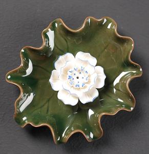 Céramique lotus forme d'encens bâtons <span class=keywords><strong>plaque</strong></span> - Product Image 5