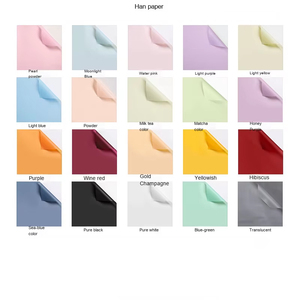 <span class=keywords><strong>Papel</strong></span> <span class=keywords><strong>Mate</strong></span> de Color Puro Coreano, Ligero y Suave, Impermeable, Material de Embalaje para Ramos de Flores para Floristerías y Arreglos Florales - Product Image 5