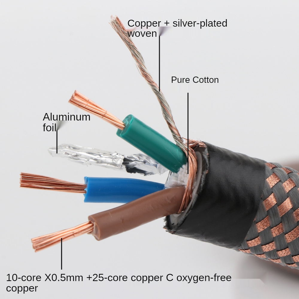 Accuphase 40th Anniversary OFC Power Cord Extension for HiFi Audio