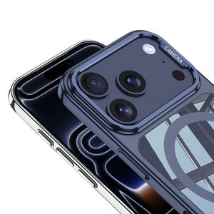 Funda Magnética Ultra Delgada para Teléfono con Carga Inalámbrica, Color Naranja Electrochapado, con Protector de Lente de Cámara para 17 Pro Max - Product Image 6