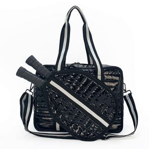 กระเป๋าใส่ไม้ปิงปองและไม้พิคเคิลบอล Shining Silver Sports ผ้าดีไซน์ทันสมัย ถอดออกได้ พร้อมสายสะพายไหล่ - Product Image 1