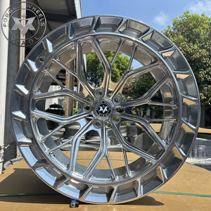 Viaol 五辐条 <span class=keywords><strong>50</strong></span> 光面透明锻造合金轮毂 8-12 英寸 5*120 5*112 5*114 4 件全新 RS5 RS6 - Product Image 1