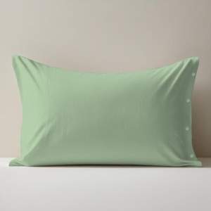Taie d'oreiller 100% coton vert 50X75Cm taille UK - Product Image 1
