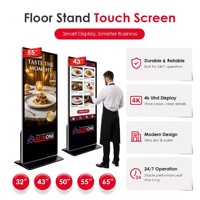 Écran tactile publicitaire Android, lecteur multimédia, logiciel d'affichage publicitaire, lecteur LCD sur pied, kiosque numérique
