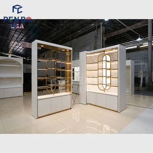 Vitrine d'exposition de peinture locale américaine, vitrine d'exposition de cosmétiques, vitrine d'échantillons de beauté, vitrine de soins de la peau, vitrine de salon de manucure, comptoir de marchandises - Product Image 4