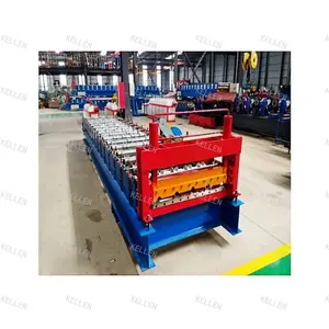 Automatic Cut to Length Aluminum Roofing Sheet Cold Making Line/Step Tile Cold Forming Machine