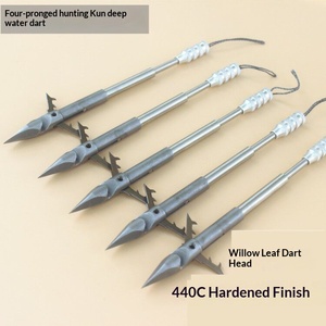 Dardo de agua profunda Hunter Kun de seis lados 440C, tipo Hoja de sauce y Diente de lobo, para penetrar armaduras, Asesino de Pesadillas, Demonio, Halcón - Product Image 2