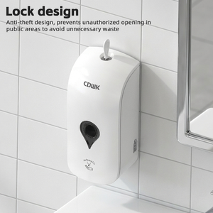 Distributeur automatique de <span class=keywords><strong>savon</strong></span> commercial CDWK en gros, 1L, pulvérisateur <span class=keywords><strong>d</strong></span>'alcool liquide, gel, mousse/pulvérisateur/<span class=keywords><strong>goutte</strong></span> à pompe, capteur automatique - Product Image 4