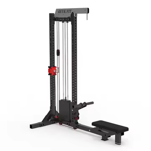 Máquina de Poleas Altas y Bajas REYK - Equipo Comercial para Ejercicios de Tríceps <span class=keywords><strong>con</strong></span> Pila de Pesas de 75+ kg, Bíceps de Acero Inoxidable y Más - Product Image 5