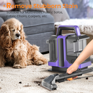 C7 Portable <b>Electric</b> Carpet Upholstery <b>Cleaner</b> Machine Cyclone Dry HEPA Filter Spot Stain Deep <b>Cleaner</b> Two <b>Brushes</b> Remover - Product Image 4