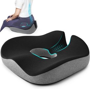 Cuscino concavo a forma di U per alleviare la pressione pelvica cuscino per emorroide cuscino per ufficio - Product Image 1