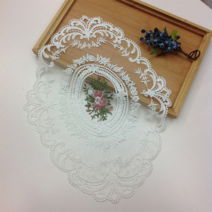 Spitze idyllische Retro Französisch bestickte Tischset Untersetzer romantische ins Stil Stoff Kunst Tisch dekoration kleine Tischdecke - Product Image 3
