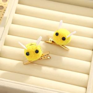 Nouvelle pince à cheveux BB pour enfants, motif petite abeille mignonne, faite à la main, accessoire de coiffure DIY, cadeau pour fille, pince latérale - Product Image 3