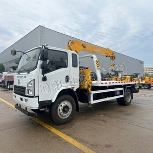 Camion grue <span class=keywords><strong>de</strong></span> dépannage Shacman 4X2 6 <span class=keywords><strong>tonnes</strong></span> avec grue à flèche droite et <span class=keywords><strong>barre</strong></span> <span class=keywords><strong>de</strong></span> <span class=keywords><strong>remorquage</strong></span> arrière - Product Image 3