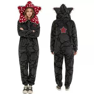 Pijama de Navidad Stranger Echo con Diseño de Plantas, Mono para Adultos, Tela de Franela Acogedora, para Fiestas Navideñas, Mono Suave, Disfraces de Películas y Series de TV - Product Image 2