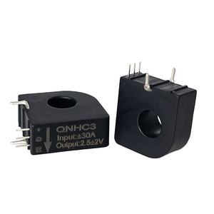 霍尔直流电流传感器 QNHC3 ±6A ±10A 20A 25A 30A 50A 100A 输出 2.5±2V 1.65±0.625V 变压器 CT PCB 霍尔电流传感器 - Product Image 1