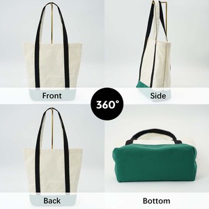 Bolsa de Compras de Tela de Algodón Personalizada con Asas Largas para Boutiques, Bolsa de Algodón Ecológica de Marca para <span class=keywords><strong>Tiendas</strong></span> de Estilo de Vida Sostenible - Product Image 4