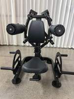 Machine Iso-Latérale de Levée Latérale Assise à Charge de Plaques, pour Épaules, Réglable, Commerciale, Robuste, pour Musculation en Salle de Sport
