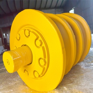 Gratis Verzending Bulldozer Spoor Roller Onderste Dozer <span class=keywords><strong>Track</strong></span> Roller Voor Komatsu D155A-3 D275 D355 D375 - Product Image 4