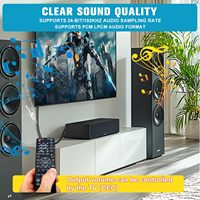 Câble convertisseur audio analogique coaxial plaqué or ARC vers RCA avec alimentation USB, gaine en PVC, 110 cm, pour téléphone portable et haut-parleur