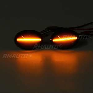 2 luces LED dinámicas de intermitencia secuencial para Mini Cooper R60 R55 R56 06-14 R57 R58 R5, indicador lateral intermitente - Product Image 5