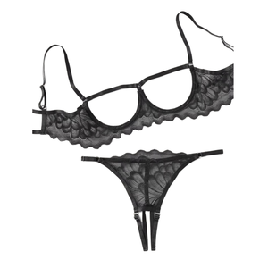 国外新款女式性感蕾丝睡裙内衣透气氨纶/尼龙热销内衣打底裤 - Product Image 1