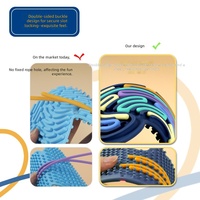 Tableau d'activités sensorielles 2026 – Le plus vendu – Jouet éducatif unisexe en silicone pour 4-6 ans – Montessori – Anti-stress – Personnalisable