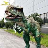 Tema dinozor parkı için yüksek kaliteli simülasyon robot dino modeli animatronic dinozor