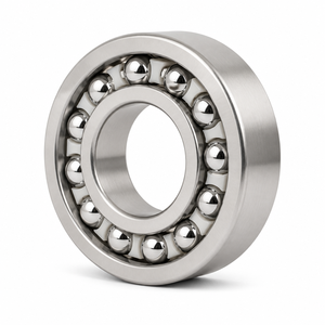 Rodamiento de Bolas 6006 de Ranura Profunda 30x55x13mm — Anillos y Bolas de Acero Inoxidable 304, Jaula de PE/304 - Product Image 1