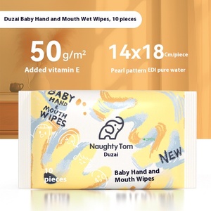 Lingettes humides portables directes d'usine pour <span class=keywords><strong>nouveau</strong></span>-nés petit sac <span class=keywords><strong>de</strong></span> cabine écologique lingettes nettoyantes pour les mains et la bouche - Product Image 6