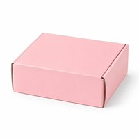 Boîte d'expédition en carton ondulé écologique et recyclable de qualité supérieure avec un design pliable moderne pour l'emballage de cadeaux et d'artisanat