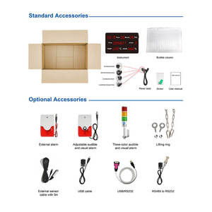 Lưu trữ kho marketthermometer triển lãm huato he230c lớn màn hình LED nhiệt độ và độ ẩm Board với báo động - Product Image 6