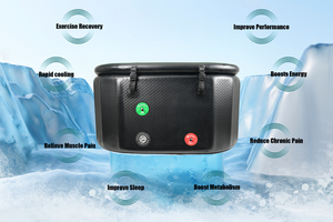 ICEGALAX Fitness récupération bain Pod Portable eau froide bain thérapie extérieur froid plongeant baril glace baignoires - Product Image 3