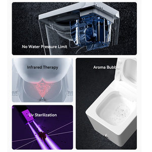 Современный напольный цельный керамический унитаз - Product Image 2