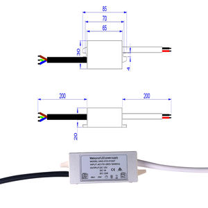 Mini Pilote Led Mince 12w <span class=keywords><strong>15w</strong></span> 20w Options 110v 220v à 12v 1 Amp Ip67 Alimentation Étanche pour Module Led - Product Image 6