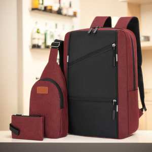 La mejor Mochila de moda para hombre, resistente al agua, con carga USB, portátil de 15,6 pulgadas, informal, Oxford, bolsa de negocios para hombre, Mochila para ordenador portátil - Product Image 2