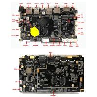 Motherboard Android 11 Dengan Prosesor Rockchip RK3568 2.0Ghz Mendukung LVDS MIPI EDP Multi Antarmuka Motherboard PC Industri